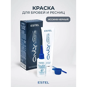 ESTEL PROFESSIONAL Краска для бровей и ресниц, иссиня-черный / Only Looks, фото 2
