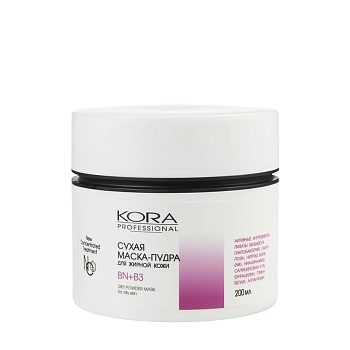 KORA Маска-пудра сухая для жирной кожи / KORA PROFESSIONAL 200 мл, фото 2