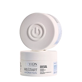 REVLON PROFESSIONAL Маска интенсивно увлажняющая / Hydration Moisture Rich Mask Restart 250 мл, фото 3