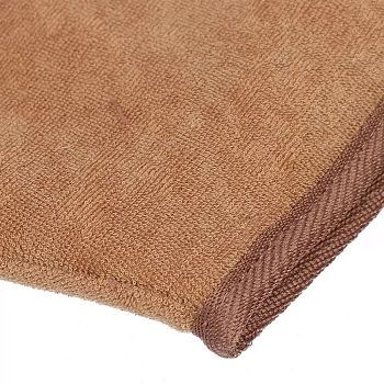 BEAUTY FORMAT Мочалка натуральная из волокна джута, рукавица / BEAUTY FORMAT 1 шт, фото 4