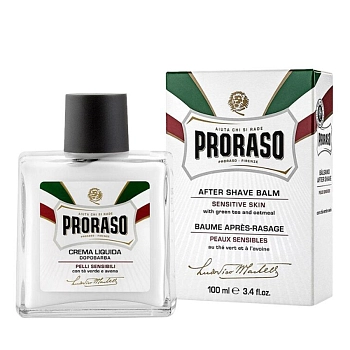 PRORASO Бальзам после бритья для чувствительной кожи с зеленым чаем и овсом 100 мл, фото 2
