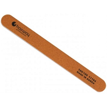 HAIRWAY Пилка стандарт коричневая 180/180, фото 2