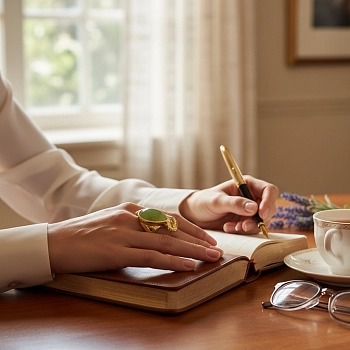 IWOU PROFESSIONAL Кольцо Живой камень нефрит, фото 2