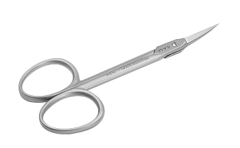 Ножницы для кутикул с плечиками матовые 9,5 см 