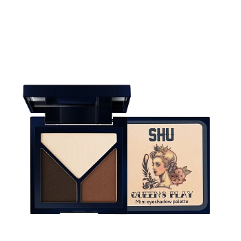 SHU Мини-палетка теней для век, №121 базовый коричневый / QUEEN S PLAY 6 гр, фото 2