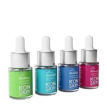 ICON SKIN Набор сывороток-концентратов в мини-формате для всех типов кожи / Smart Boost Your Skin 4 х 15 мл, фото 4