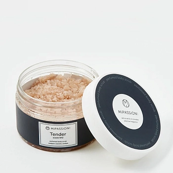 MIPASSIONcorp Скраб парфюмированный, шафран, ваниль, амбра / Tender MiPASSiON 250 мл, фото 3