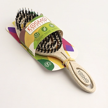 KOSMO SHTUCHKI Расческа спиральная комбинированная, бежевая / KOSMO SHTUCHKI, фото 2