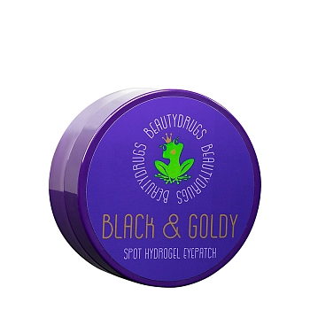 BEAUTYDRUGS Патчи для глаз с золотом и жемчугом / Black&Goldy Hydrogel Eyepatch 60 шт, фото 2