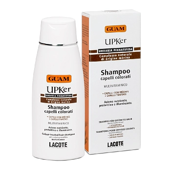 GUAM Шампунь для окрашенных волос / UPKer 200 мл, фото 2