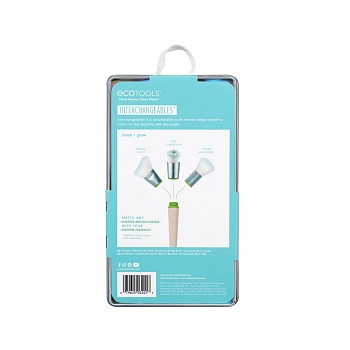 ECOTOOLS Набор кистей для макияжа со сменными насадками / Interchangeables Blush + Glow, фото 3