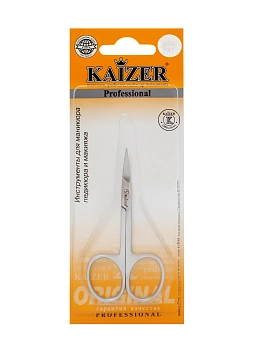 KAIZER Ножницы маникюрные, закругленные, матовые, ручная алмазная заточка, фото 2