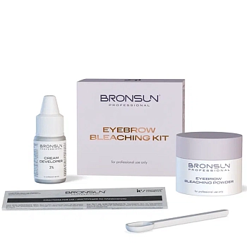 BRONSUN Набор для осветления бровей EYEBROW BLEACHING KIT, фото 2