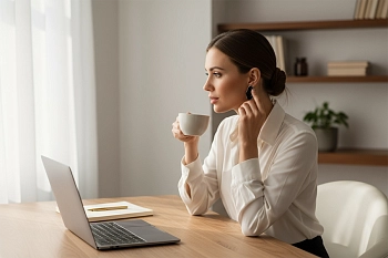 IWOU PROFESSIONAL Серьги Крылья черного ангела, фото 3