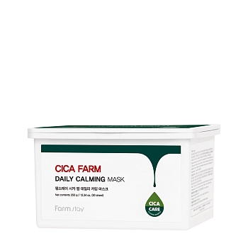 FARMSTAY Маска тканевая успокаивающая для лица с центеллой / Cica Farm Daily Calming Mask 30 шт, фото 2