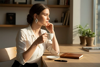 IWOU PROFESSIONAL Серьги Крылья ангела серебро, фото 4