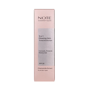 NOTE Крем увлажняющий 3в1 с тональным эффектом для сияющей кожи / 3in1 Glowing Skin Tinted Moisturizer 30 мл, фото 2