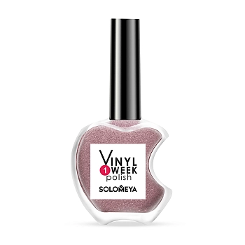 SOLOMEYA 10 лак недельный для ногтей / One Week Vinyl Polish Rose Quartz 13 мл, фото 2