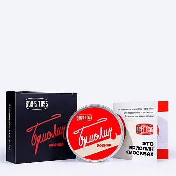 BOY'S TOYS Бриолин для укладки волос МОСКВА / Boy's Toys 100 мл, фото 4