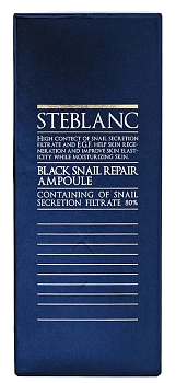 STEBLANC Сыворотка с муцином черной улитки для лица / Black Snail Repair Ampoule 50 мл, фото 2