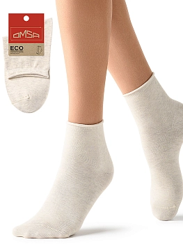 OMSA Носки с люрексом, борт руликом, Avorio Melange 35-38 / ECO 256, фото 2