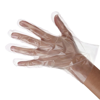 Перчатки п/э M прозрачные 100 шт