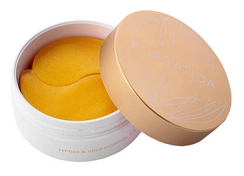 KOREATIDA Патчи гидрогелевые с пептидами и коллоидным золотом для глаз / peptide & gold hydrogel eye patch 60 шт, фото 4