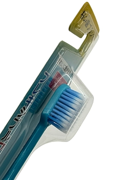 IWOU PROFESSIONAL Зубная щетка из древесного угля голубая 0,15мм/FARRES Sakura, фото 2