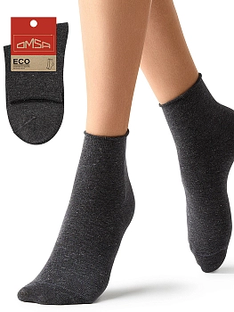 OMSA Носки с люрексом, борт руликом, Grigio Scuro Melange 39-41 / ECO 256, фото 2