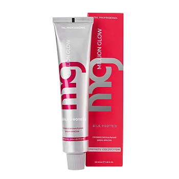 TNL Professional 10.5 крем-краска для волос, платиновый блонд махагоновый / Million glow Private collection 100 мл, фото 2