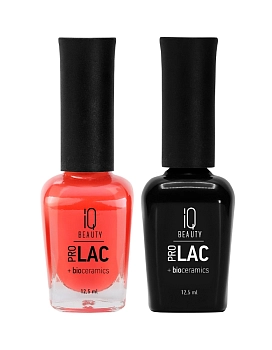 IQ BEAUTY 028 лак для ногтей укрепляющий с биокерамикой / Nail polish PROLAC + bioceramics 12.5 мл, фото 4