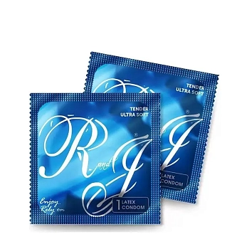 R and J Презервативы ультрамягкие, дополнительная смазка, натуральный латекс / TENDER R and J 3 шт, фото 2
