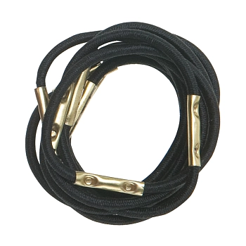 Резинки для волос черные mini 10 шт/уп 