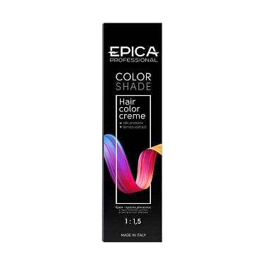 EPICA PROFESSIONAL 7.44 крем-краска для волос, русый интенсивный медный / Colorshade 100 мл, фото 3