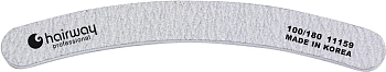 Пилка Hairway бумеранг, зебра 100/180 (11027)