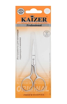 KAIZER Ножницы маникюрные, прямые, матовые, заводская заточка, фото 2