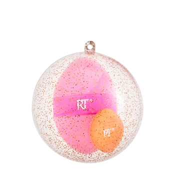Набор пуховок для пудры и консилера, 2 шт / Real Techniques Powder Puff Ornament