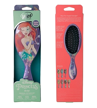 WET BRUSH Щетка для спутанных волос Дисней, Ариэль N / DISNEY PRINCESS WHOLEHEARTED ARIEL PURPLE, фото 3