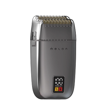 MELON PRO Шейвер HEX 3, серый, комплект сменных лезвий и сеточка, аккумулятор 1500 mAh, фото 2