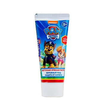 Паста зубная детская профилактическая от 3-х лет Тутти-Фрутти / Longa Vita Paw Patrol Biotech 75 гр