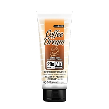 Крем-автозагар с кофеином, маслом дерева ши, экстрактами имбиря и арники / Coffee Dream 125 мл