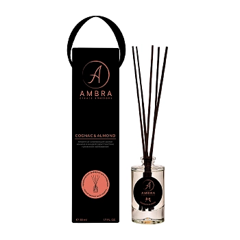 Аромадиффузор, коньяк и миндаль / Cognac & Almond Ambra 50 мл