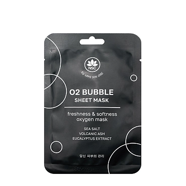 NAME SKIN CARE Маска тканевая ультраочищающая пузырьковая / O2 BUBBLE SHEET MASK 25 гр, фото 1