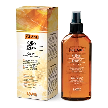 GUAM Масло с дренажным эффектом для массажа / DREN 200 мл, фото 2
