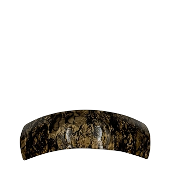 Заколка - автомат Минерал прямоугольная бронзовая 3*9,5см