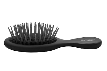KAIZER Расческа массажная малая, пластик, черная, фото 2