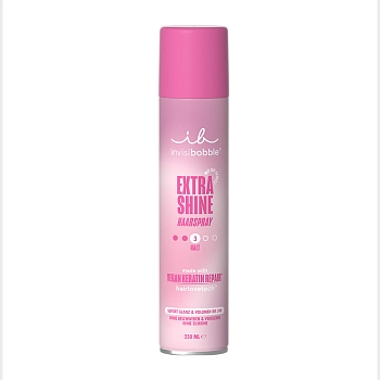 Лак для блеска волос средней фиксации / invisibobble Extra Shine Hairspray 250 мл