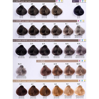 DIKSON 8/34 крем-краска для волос, светло-русый золотистый медный / Dikson Color Biondo Chiaro Dorato Rame 120 мл, фото 4