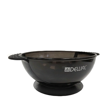 DEWAL PROFESSIONAL Чаша для краски с двумя ручками, с прорезиненной вставкой (черная) 300 мл, фото 2