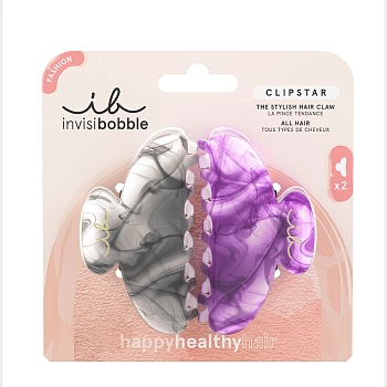 Заколка-крабик, размер M / invisibobble CLIPSTAR My Rainboo
